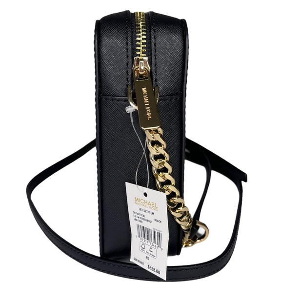 Michael Kors EW Crossbody bag Black Jet Set Large - Picture 3 of 11